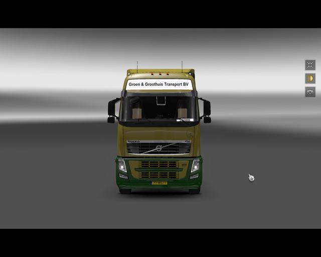 ets2 Volvo Fh 4x2 Groen en Groothuis Zwolle 4 prive skin ets2