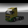 ets2 Volvo FH 6x4 Groen en ... - prive skin ets2