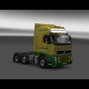 ets2 Volvo FH 6x4 Groen en ... - prive skin ets2