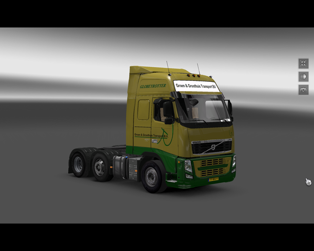 ets2 Volvo FH 6x4 Groen en Groothuis Zwolle 1 prive skin ets2