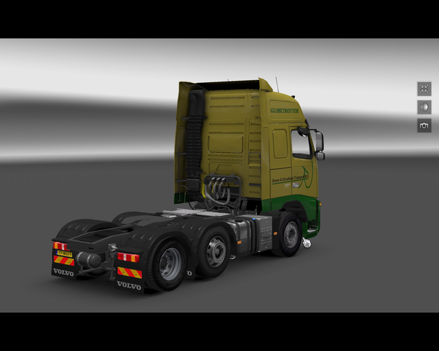 ets2 Volvo FH 6x4 Groen en Groothuis Zwolle 3 prive skin ets2