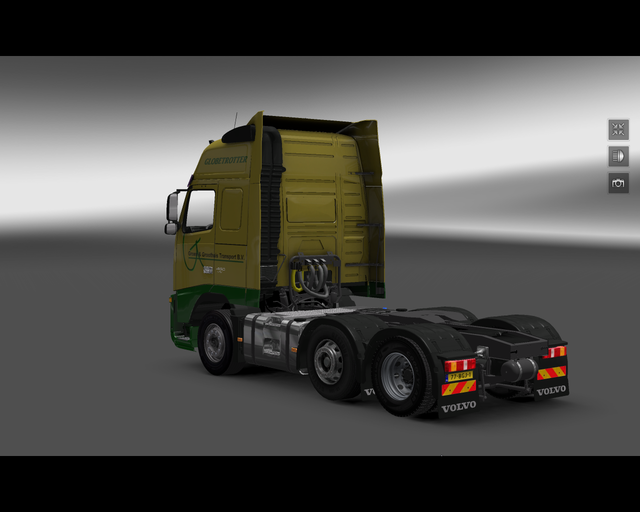 ets2 Volvo FH 6x4 Groen en Groothuis Zwolle 2 prive skin ets2