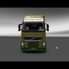 ets2 Volvo FH 6x4 Groen en ... - prive skin ets2