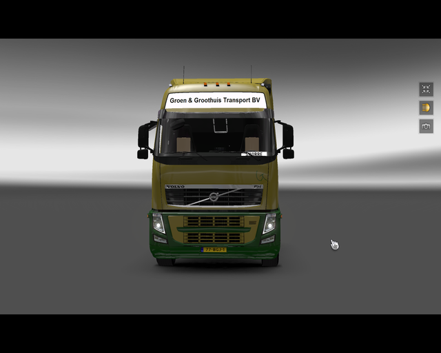 ets2 Volvo FH 6x4 Groen en Groothuis Zwolle 4 prive skin ets2