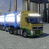 ets2 Volvo FH 6x4 Groen en ... - prive skin ets2