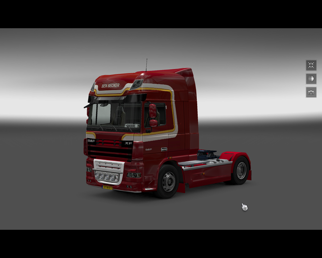 ets2 Daf XF 105 Ben Becker Soest Holland 1 prive skin ets2