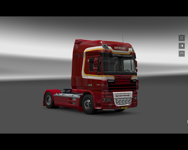 ets2 Daf XF 105 Ben Becker Soest Holland prive skin ets2