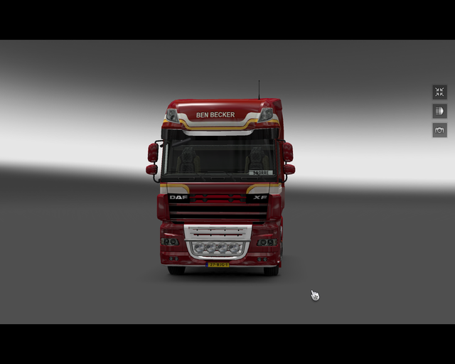 ets2 Daf XF 105 Ben Becker Soest Holland 2 prive skin ets2