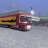 ets2 Daf XF 105 + trailer n... - prive skin ets2