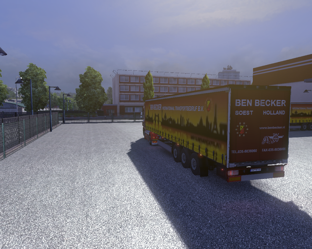 ets2 Daf XF 105 + trailer nieuwe stijl Ben Becker  prive skin ets2