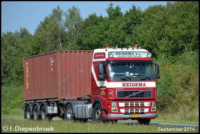 BR-XJ-82 Volvo FH Heidema-BorderMaker Rijdende auto's