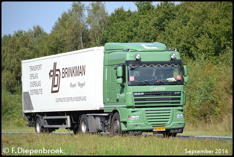 BV-NS-57 DAF 105 Claassen-BorderMaker - Rijdende auto's