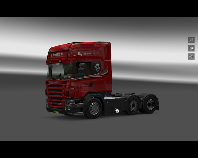 ets2 Scania 2008 6x2 Wezenberg Transport IJsselmui prive skin ets2