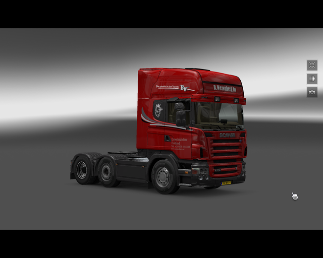 ets2 Scania 2008 6x2 Wezenberg Transport IJsselmui prive skin ets2