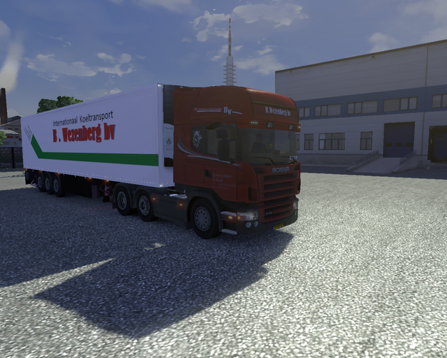 ets2 Scania 2008 6x2 + Cooliner Wezenberg Transpor prive skin ets2