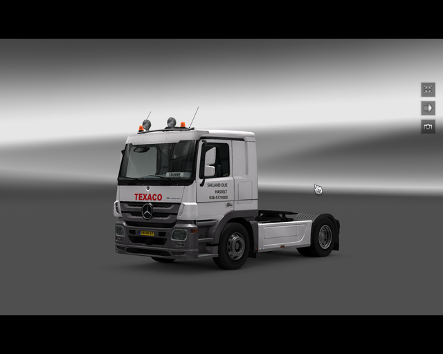 ets2 Mercedes Actros Salland Olie Texaco Hasselt  prive skin ets2