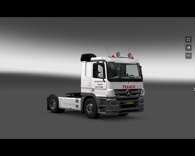 ets2 Mercedes Actros Salland Olie Texaco Hasselt 1 prive skin ets2