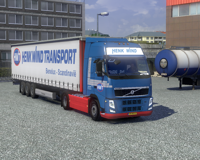 ets2 Volvo Fh Classic + Krone Profiliner Henk Wind prive skin ets2