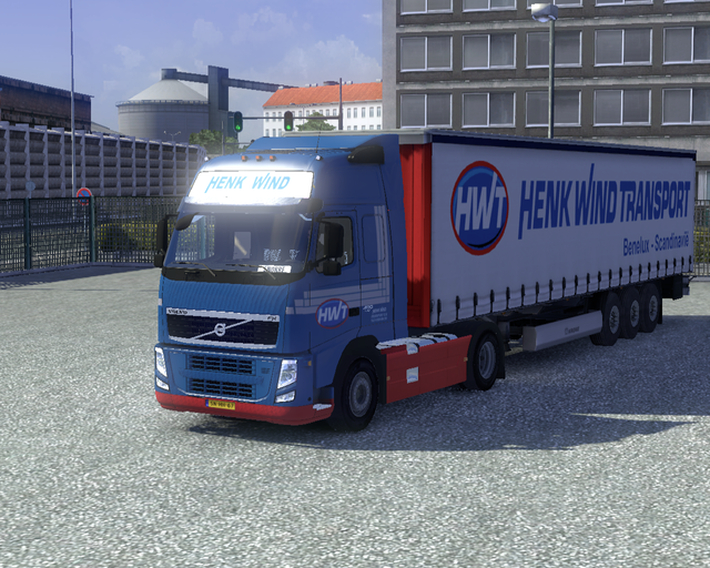 ets2 Volvo Fh Classic + Krone Profiliner Henk Wind prive skin ets2