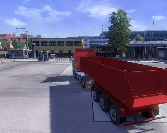 ets2 Daf XF105 + Schmitz kipper Recycling Kampen 3 prive skin ets2