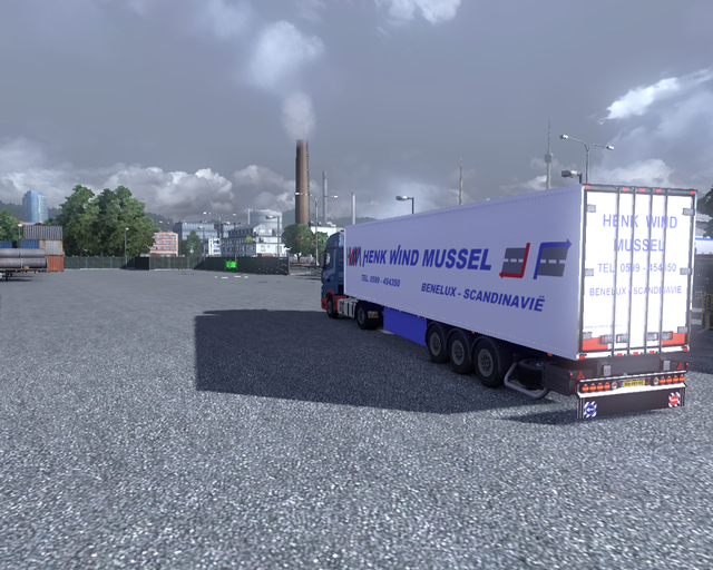 ets2 Mercedes Actros MP4 + Coolliner Henk Wind Tra prive skin ets2