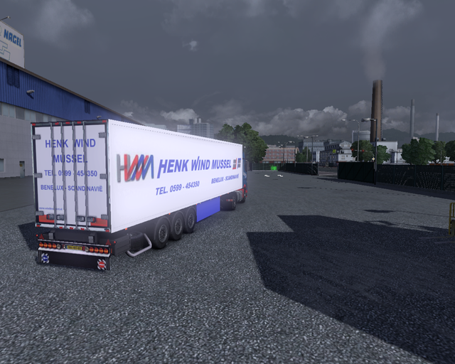 ets2 Mercedes Actros MP4 + Coolliner Henk Wind Tra prive skin ets2