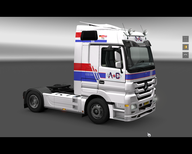 ets2 Mercedes Actros A+G Transporten Venlo/Netteta prive skin ets2