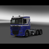 ets2 Daf XF 105 6x2 van der... - prive skin ets2