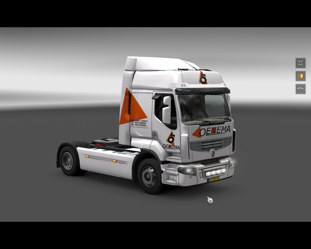 ets2 Renault Premium Oenema Heerenveen Holland prive skin ets2