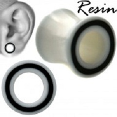 double flare tunnel resin PR5-WK new arrival for wholesale jewelry
