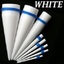 solid white color EX1-WB - new arrival for wholesale jewelry