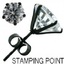 stud prong set circle stamp... - new arrival for wholesale jewelry