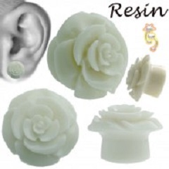 white resin floribunda Pr1-W new arrival for wholesale jewelry