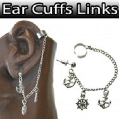 cuff anchore and wheels ES31 new arrival for wholesale jewelry