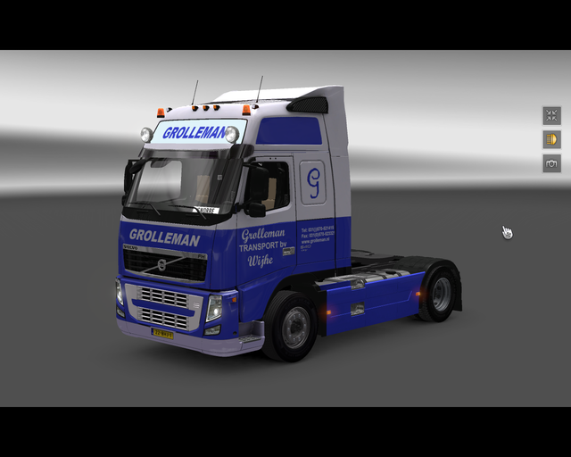 ets2 Volvo Fh Grolleman Transport Wijhe Holland prive skin ets2