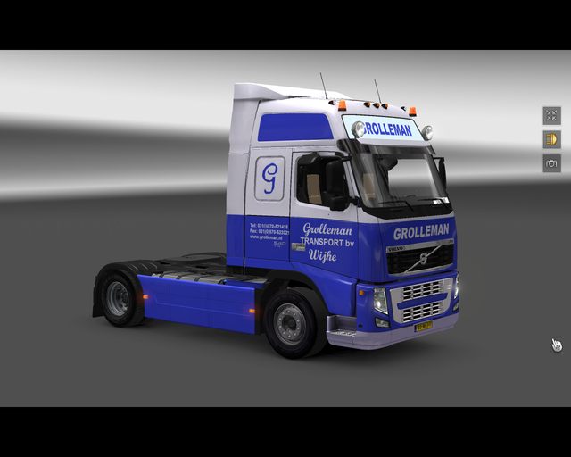 ets2 Volvo Fh Grolleman Transport Wijhe Holland 1 prive skin ets2