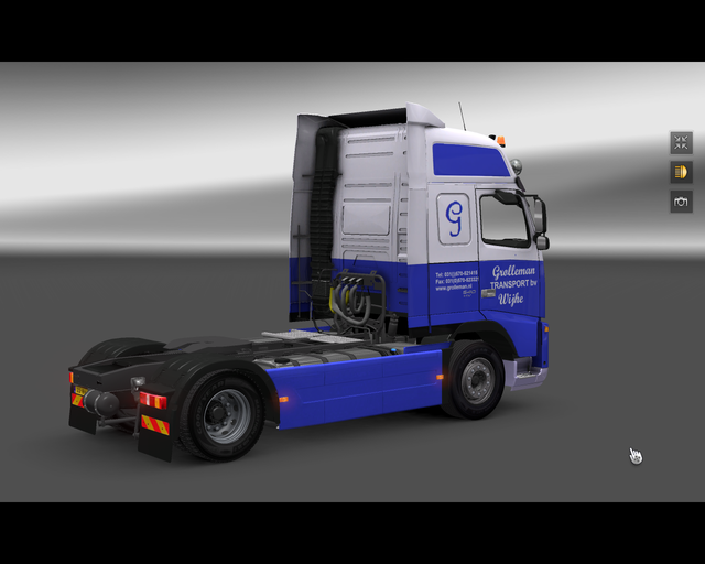 ets2 Volvo Fh Grolleman Transport Wijhe Holland 2 prive skin ets2