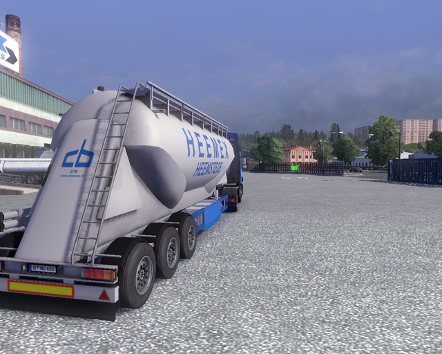 ets2 Mercedes Actros + Cementtrailer HEEMEX Heemst prive skin ets2