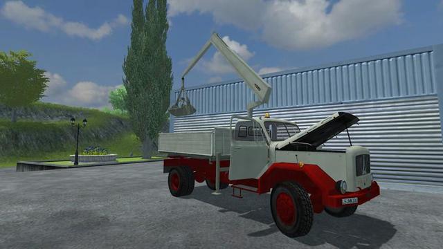 fs13 Magirus200D Ladekran UNZIP Farming Simulator 2013