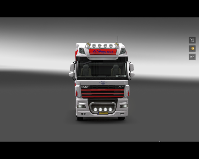 ets2 Daf Xf105 G Huyssen Puurs (B) 4 prive skin ets2