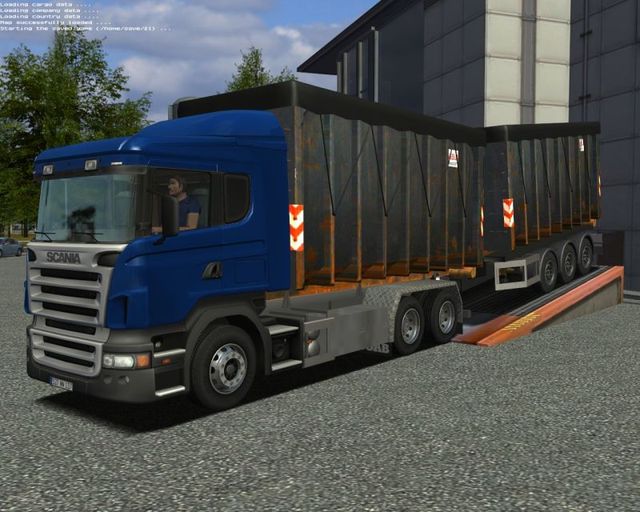 ets SCANIA HOOK-LIFT COMBO vervalle Scania-trailer ETS COMBO'S