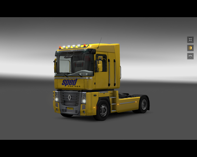 ets2 Renault Magnum 500 SPED partner (PL) prive skin ets2