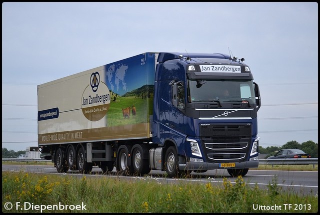 86-BBV-1 Volvo FH Jan Zandbergen-BorderMaker Uittoch TF 2013