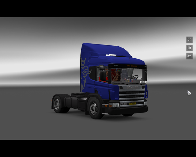 ets2 Scania P340 4x2 Action 1 prive skin ets2