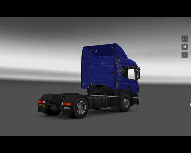 ets2 Scania P340 4x2 Action 2 prive skin ets2