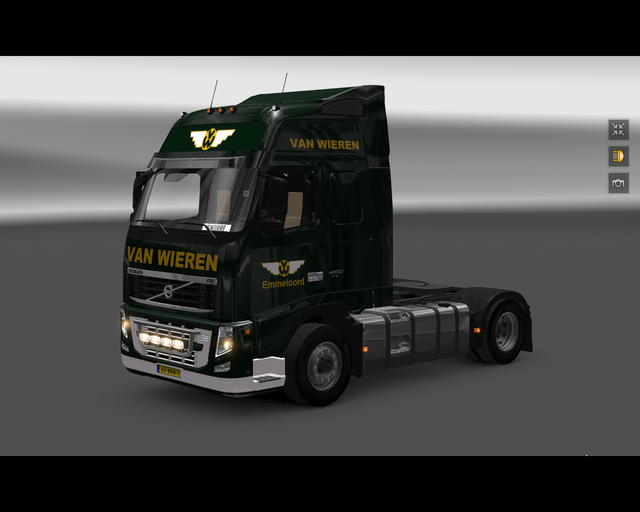 ets2 Volvo Fh16 4x2 van Wieren Emmeloord prive skin ets2