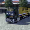 ets2 Volvo Fh16 4x2 + Krone... - prive skin ets2