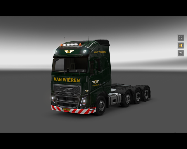 ets2 Volvo Fh 2013 8x4 van Wieren Emmeloord Hollan prive skin ets2