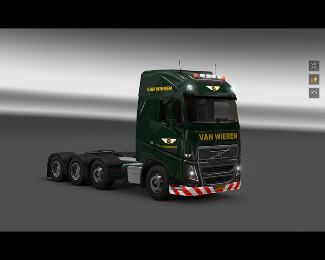 ets2 Volvo Fh 2013 8x4 van Wieren Emmeloord Hollan prive skin ets2