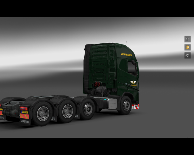 ets2 Volvo Fh 2013 8x4 van Wieren Emmeloord Hollan prive skin ets2